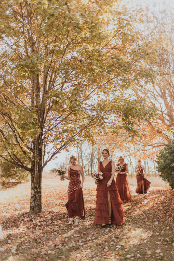 fall bridesmaid dress ideas