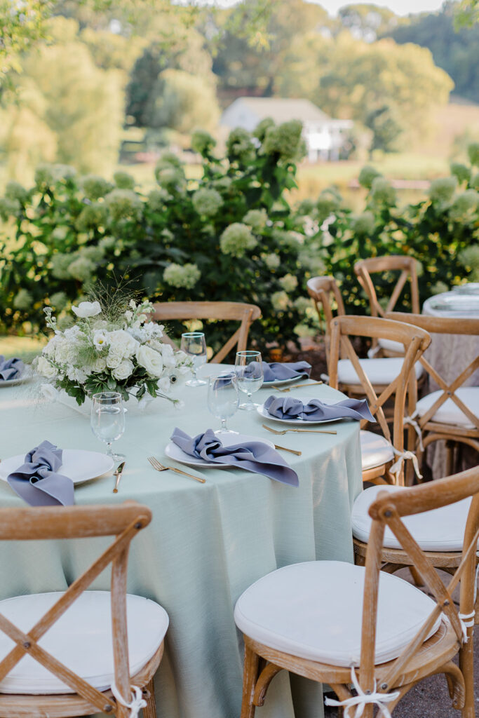 sage green linens