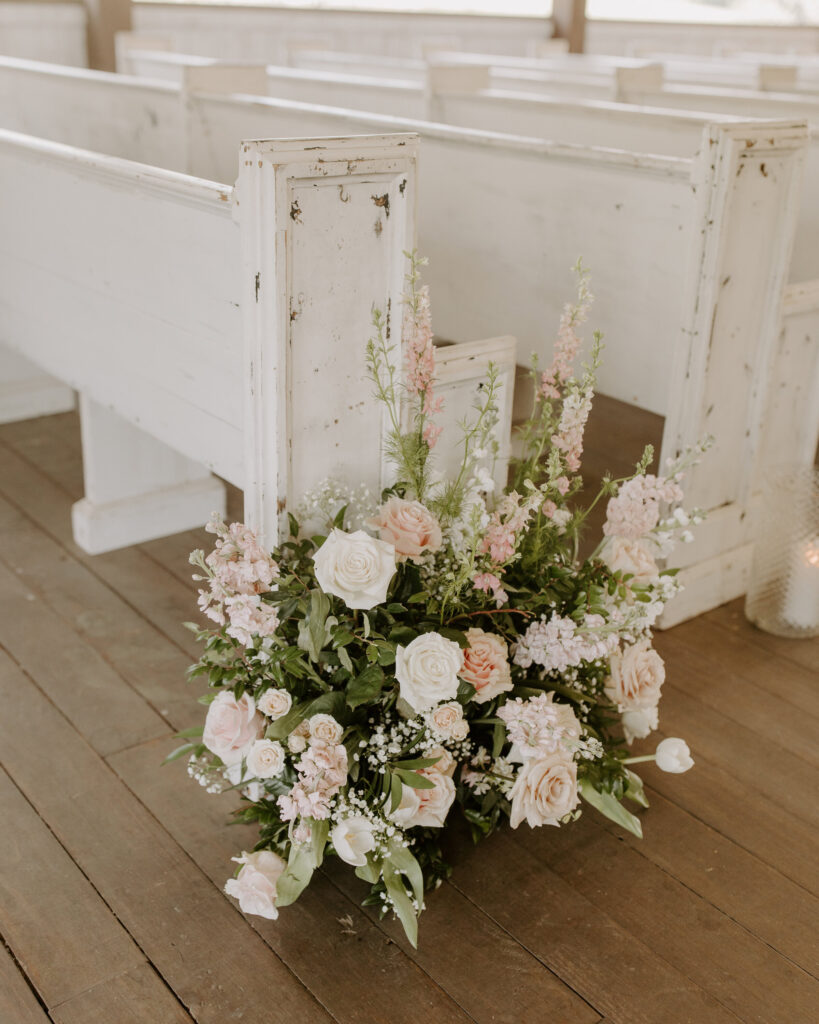 Shades of Pink Florals Wedding Florals