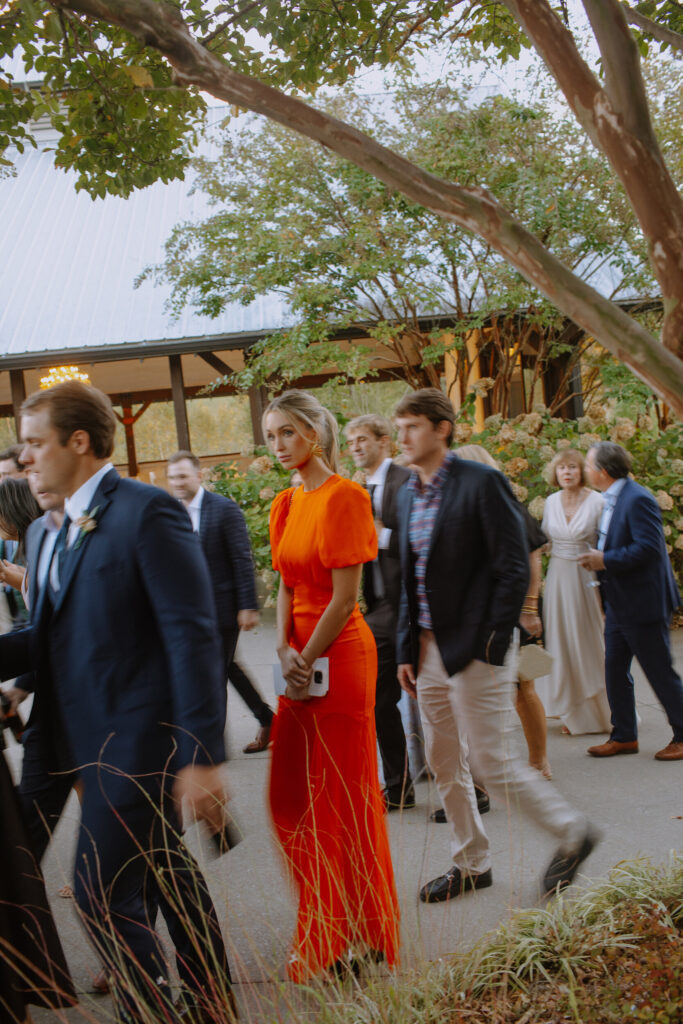 fall wedding palette wedding guest dresses