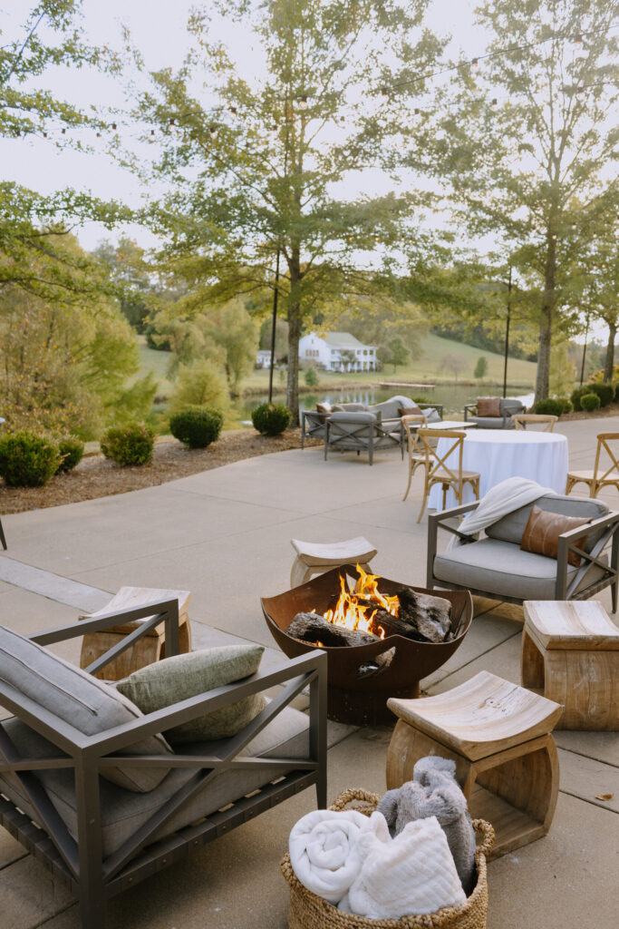 outdoor cocktail hour Nashville