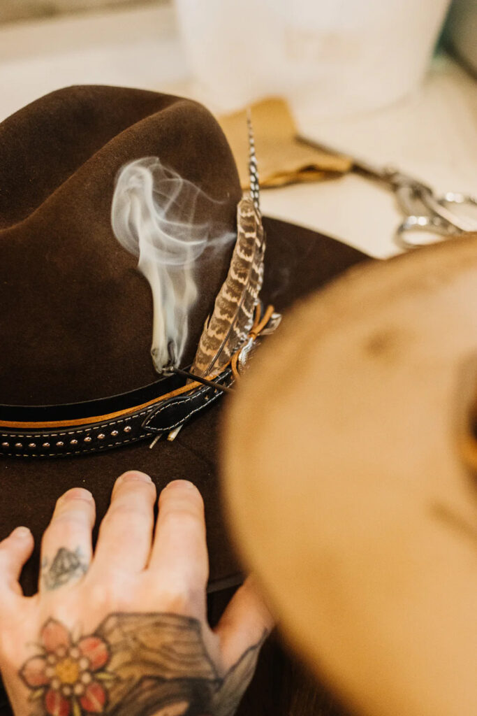 custom cowboy hat wedding experience