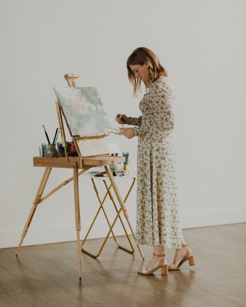 live wedding painter 